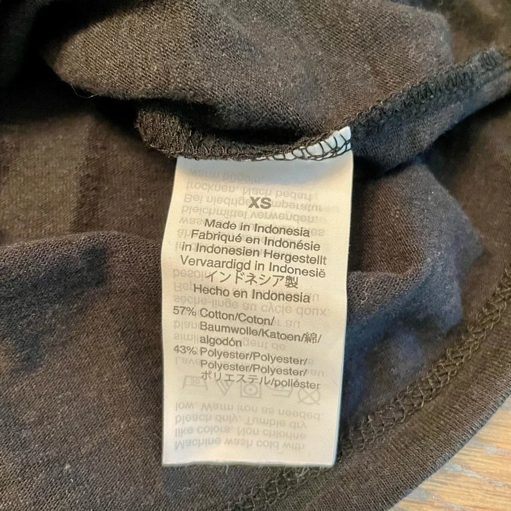 J. Crew Black Tie-Back Tank Top